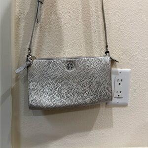 Tory Burch silver bag